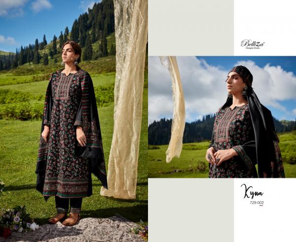 Belliza Faariah Premium Woollen Wear Dress Material Collection